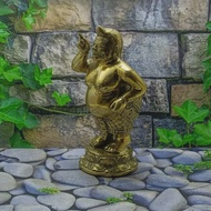 barang antik patung semar bahan kuningan asli