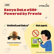 Kenya eSIM Data Roaming | High-Speed Data | Topup Available | QR Code via Email | Airtel