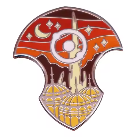 Final Fantasy XIV Azem Enamel Pin Game Badge Brooch Gift Backpack Decoration Jewelry