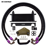 SK Transmission Oil Cooler Kit For Volkswagen Audi Golf MK5 MK6 DSG 6 Speed Gearbox Oil Cooling Kit 
