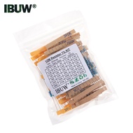 1/4W 1/2W 1W 2W 3W Resistance Set 1% Metal Film Resistor Assortment Kit 1K~820K 0.1R~750R 10K