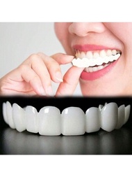 2套微笑裝飾假牙矯正器，適用於上下牙齒