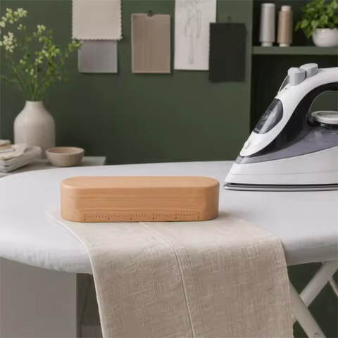 Durable Wood Beech Tailors Clapper 7 Inch Smoothed Sanded Ironing Block Pressing Block For Ironing