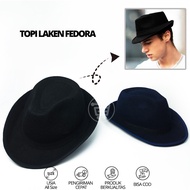 Men's Adult Laken Fedora Jazz Hat Cap Classic Vintage Model All Sizes Fedora Hat Men