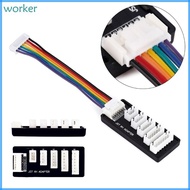 Wor* 2s-6s LiPo  Balance Chargers Adapter Connector JST-XH Balancer Cable Expansion Board For IMAX B