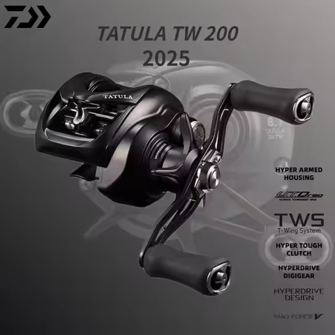 2025 DAIWA TATULA TW 200 200L 200H 200HL 200XH 200XHL Baitcast Fishing Reel