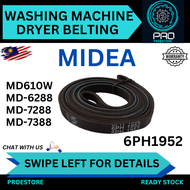 MIDEA Belting Dryer MD610W / MD-6288 / MD-7288 / MD-7388 Dryer Belt Washing Machine Belting Rubber 6