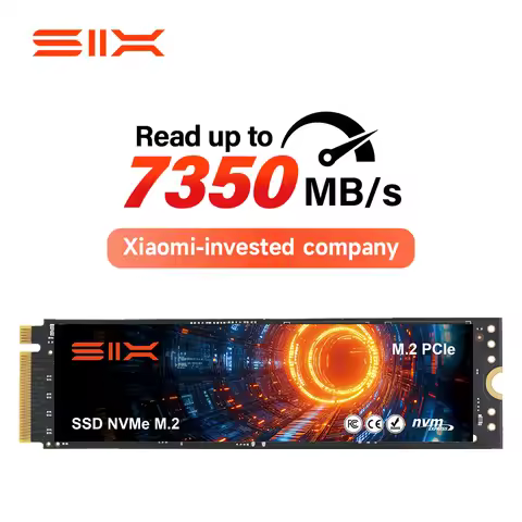 SIX PCIe 4.0 SSD NVMe M2 7350MB/s Read Speed for PS5 & DIY Gaming Computers, 1TB/2TB/4TB [Xiaomi-inv
