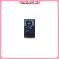 JIAUTING 5 PCS 2R5TPE470M9 470 2.5V 470UF SMD Tantalum Capacitor Tantalum Polymer Capacitors JIAUTIN