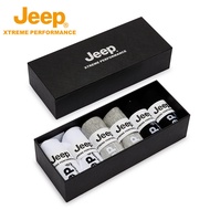 จี๊ป | ถุงเท้ากีฬาแบบสั้นสำหรับผู้ชาย Jeep Official Authentic Boat Socks ระบายอากาศได้ดี ดูดซับเหงื่