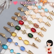 BJASHOP Cardigan Duck Clip Vintage Gemstone Charm Rhinestone Shiny Shawl Clip