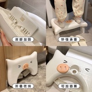 Foot Chair Foot Chair Toilet Stool Foot Step Plastic Foldable Foot Stool Children Anti-slip Squatting Handy Tool Pregnant Women Use Toilet Toilet Stool