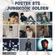 [Free Choose] BTS JUNGKOOK GOLDEN A5 A6 Photocard Poster PC Kpop Poster