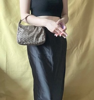 FENDI Zucchino Hand Bag 老花米啡色手提袋 日本中古Vintage