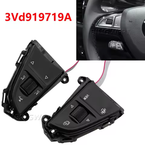 Steering Wheel Button 3VD919719A For Octavia 3 Fabia 3 super Yeti 2015-25 MQB multifunction button s