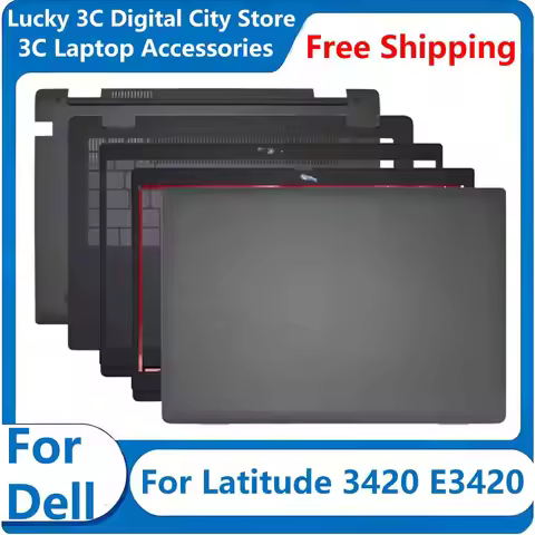 New Laptop Cover For DELL Latitude 3420 E3420 Notebook Accessories LCD Back Cover Bezel Bottton Case