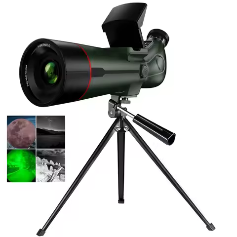 Birdwatching Telescope for Day and Nigh 4K Astronomical Telescope 350x Optical Zoom Deep Space or Mo