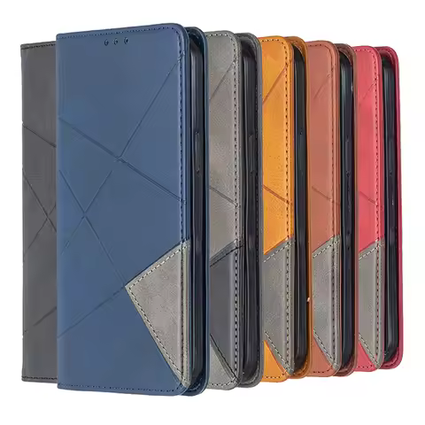 On For Xiaomi Redmi Note 10 Case Magnetic Wallet Leather Flip Phone Cover Xiomi Redmi Note 10 S 10S 