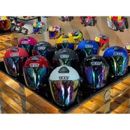 ACES R1 HELMET WITH RAINBOW VISOR