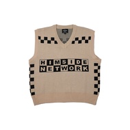 Himside Knitwear - Damier Cream Vest Knitwear