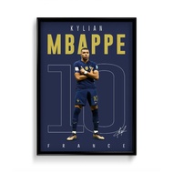 Football Photo | Mbappe Poster Wall Painting | Football Room Decor Poster | Photo Frames for Home De