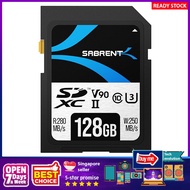 [sgstock] SABRENT Rocket v90 128GB SD UHS-II Memory Card R280MB/s W250MB/s (SD-TL90-128GB) - [] []