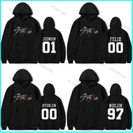 Kpop Stray Felix Jeongin Hyunjin Woojin Hoodie 250g Heavyweight Sweatshirts