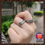 Rotation Ring Cincin Lelaki Silver Cincin Perempuan Men Ring Fashion Ring for Men Cicin Lelaki Metal