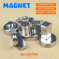 Neodymium Magnet N35 Multiple Sizes | Carabiner Cube Cube Magnet Mini Magnet Circle Magnets