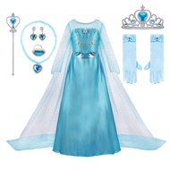 Princess Dress for Kids Clothes Girl Anna Elsa Girls Princess Children Summer Dress Frozen Princess 