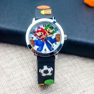 JENNIFERDZSG Children's Silicone Watch Boys Student Kids Mario Brothers Belt Super Mario Action Toys Cartoon Quartz Smart Watches