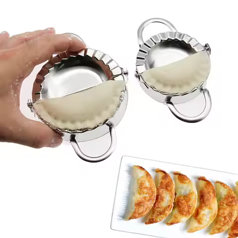 Stainless Steel Dumplings Tool Dumpling Mold Household Manual Press Kitchen Pastry Baking Dumpling M