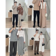 Kadaka Couple Group Family Outfit | Modest Bukber Couple Collection Family Set Clothes Family Matchi