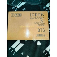 DICON PHOTOCARD 101 CUSTOM BOOK - BTS
