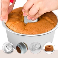 W4B8 M6in/8inch Hollow chimney Chiffon Cake Mould Angel Food Cake Pan Baking Mould Home Cooking Accs