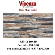 Granit Granite Tile Batu Alam Vicenza 20x40 Dinding/Lantai K25112