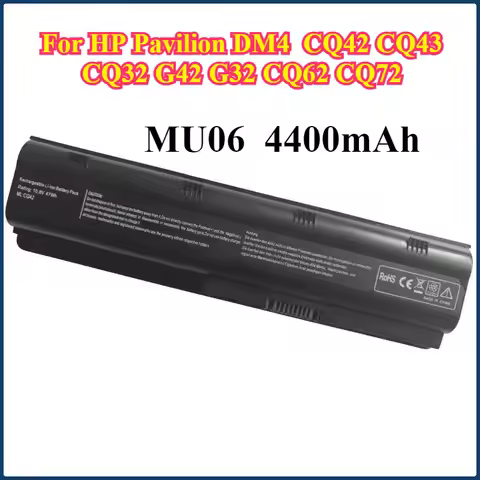 MU06 MU09 593553-001 593554-001 Battery for HP Pavilion DM4 CQ42 CQ56 CQ57 CQ62 G4 G6 G7 DV3-4000 DV