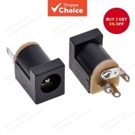 10pcs DC-012 DC Power Jack Socket Connector DC012 5.5*2.1mm 5.5X2.5MM Socket 180 Degree Vertical New