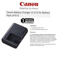 Canon LP-E12 LC-E12 original battery charger for canon eos m m50 m100 m6 m3