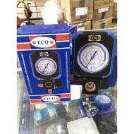 Manifold Single Gauge ECQ E-504L R134a R22 R32 R410a