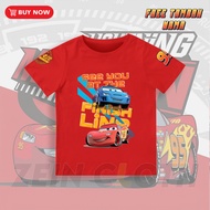 McQueen Kids Cartoon T-Shirt Lightning McQueen Kids Clothes/