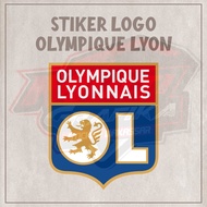Helmet Stickers LOGO laptop Mobile Phone Motorcycle Car OLYMPIQUE LYON Wallpaper Decorative Wallpape