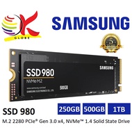SAMSUNG 980 M.2 2280 PCIE GEN 3.0 x4, NVME 1.4 V-NAND INTERNAL SSD SOLID STATE DRIVE - 250GB / 500GB