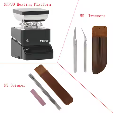 MHP30 Mini Constant Temperature Desoldering Heating Station MS Tweezers PCB Welding Accessories For 
