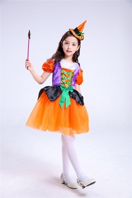 mige ชุดฮัลโลวีน ชุดคอสเพลย์ เด็กผู้หญิง เสื้อผ้าแม่มด ชุดแวมไพร์ (มี 6 แบบ) รุ่น MM042-MM043-MM044