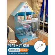 Sangkar Kucing Besar Ruang Percuma Villa Kecil Kucing Rumah Besar Rumah Tiga Lapisan Kucing Rumah Sa