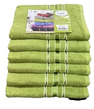 ผ้าขนหนู ผ้าขนหนูผืนใหญ่ ผ้าขนหนูโรงแรม ผ้าขนหนูCotton Frolina ขนาด 27x54 นิ้ว (70x140cm) ยกแพ็ค 12