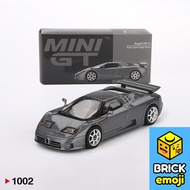 Mini GT 1002 Bugatti EB110 Super Sport Grigio Scuro LHD 1/64