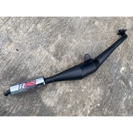 SIGMA black varnish exhaust for Sigma 2-stroke racing motorbike
