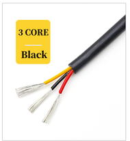 UL2464 5M Black 22AWG 2 3 4 5 6 7 8 9 10Core Signal Wire Royal Cord Speaker Wire PVC Insulation Shea